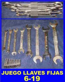 JUEGO LLAVES FIJAS 6-19